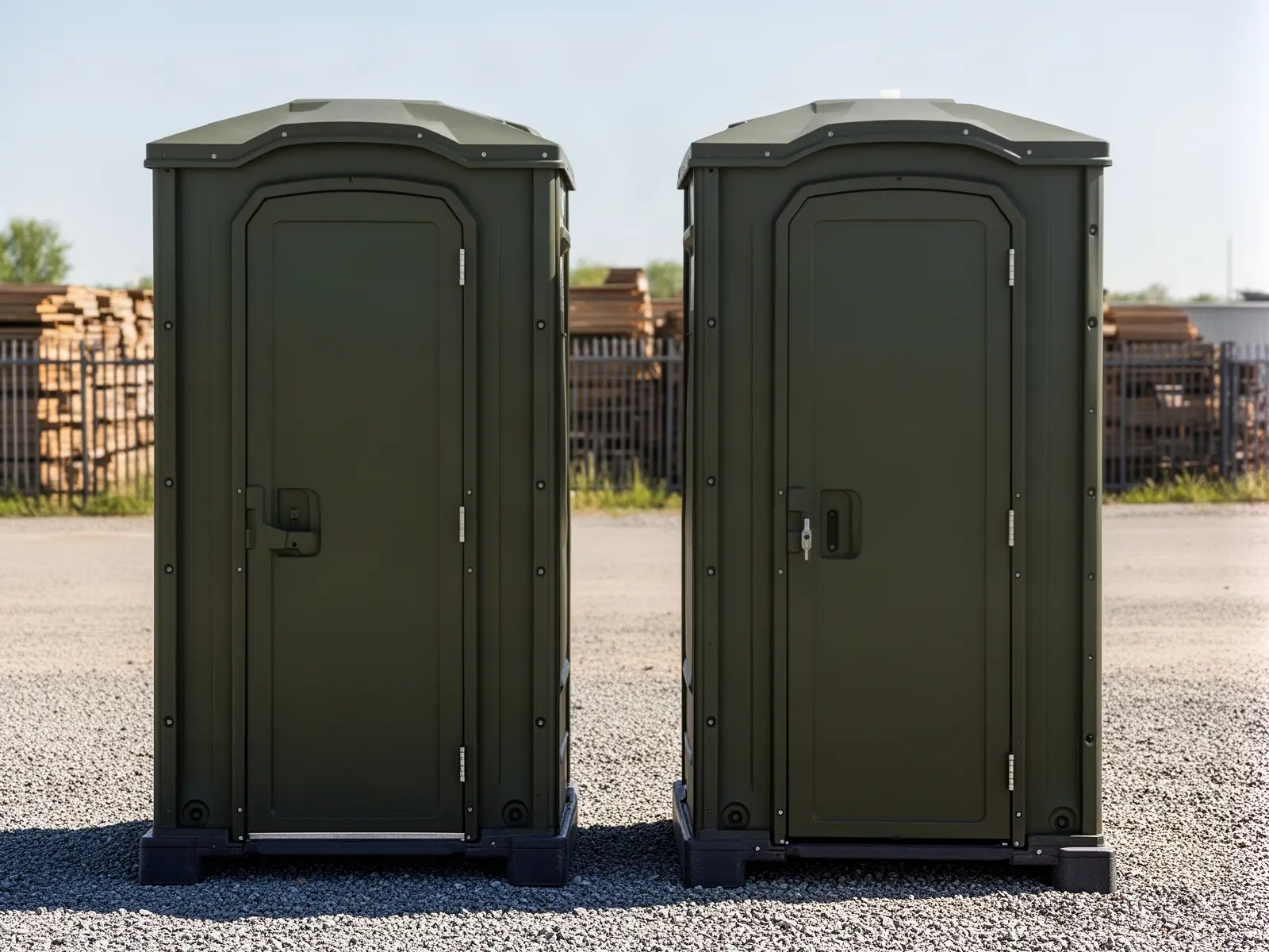Clean porta potty unit from Davenport Sisters Porta Potty Rental in Boston, MA